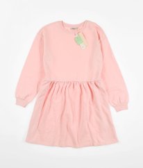 Růžové silnější mikinové šaty ONLY