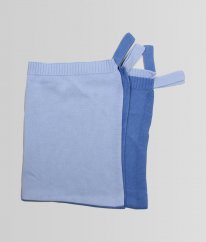 Modrá bavlněná deka