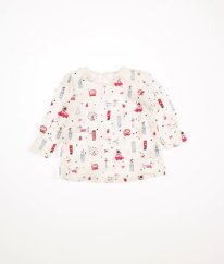 Bílá tunika s obrázky GEORGE