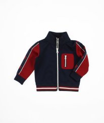 Modročervená sportovní mikina