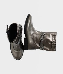 Šedostrieborné topánky (EUR 33)