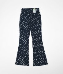 Modré kalhoty s květy PRIMARK