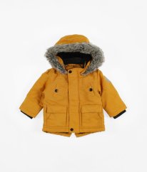 Mangová zimní bunda s černým beránkem PRIMARK