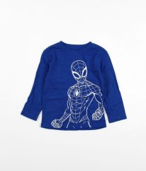 Modré tričko s obrázkom H&M