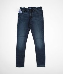 Modré skinny rifle z biobavlny JACK & JONES