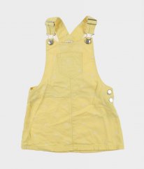 Žlutá riflová šatová sukně s puntíky F&F