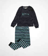 Černomodré semišové pyžamo LILY & DAN