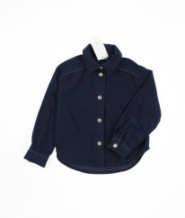 Tmavomodrá manšestrová silná košile/lehká bunda NAME IT
