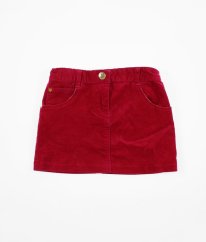 Tmavo malinová menčestrová sukňa YD