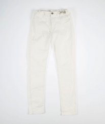 Bílé kalhoty DENIM H&M
