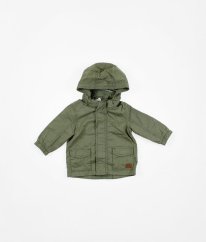 Zelená bavlněná bunda jaro/podzim H&M