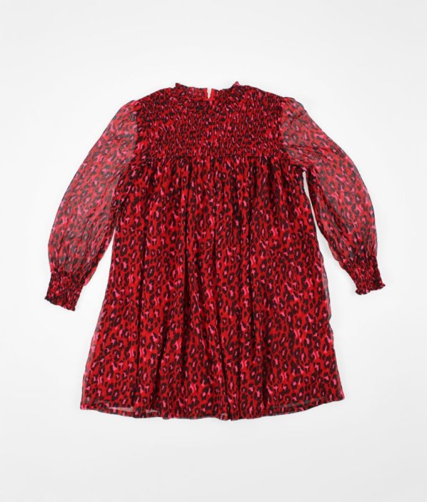 Červené leopardí šaty MARKS & SPENCER