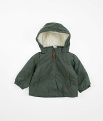 Zelená zimná bunda s baránkom H&M