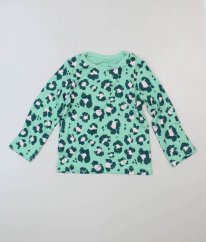Zelené leopardí triko GEORGE