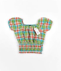 Barevná kostičkovaná halenka OVS