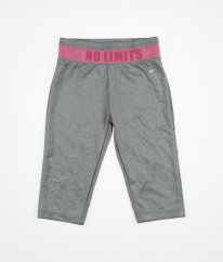 Šedé krátké sportovní legíny PRIMARK