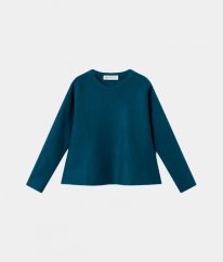 Modro-zelená svetrova tunika s jemným leskom COMPANIA FANTASTICA