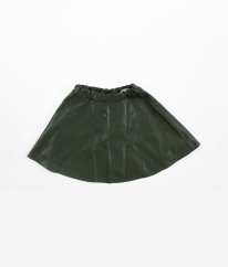 Zelená koženková sukně H&M