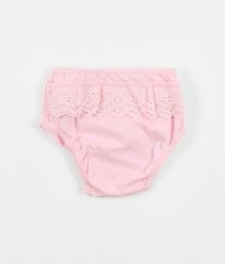 Ružové nohavičky s čipkami TU