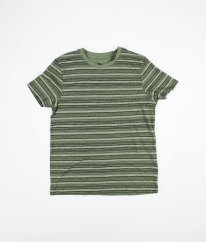 Zelené proužkované tričko