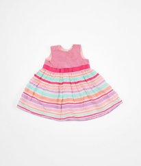 Farebné pruhované šaty so spodničkou GEORGE