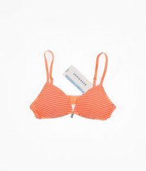 Oranžová proužkovaná podprsenka (65A) SCHIESSER