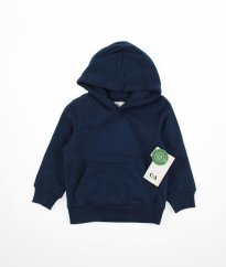 Modrá silnejšia mikina zo silnej bavlny C&A