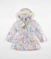 Perleťovo ružová zimná bunda MONSOON