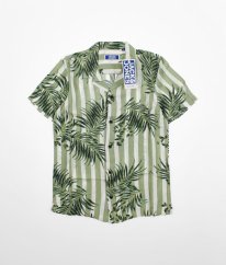 Krémovozelená košile s přírodou JACK & JONES