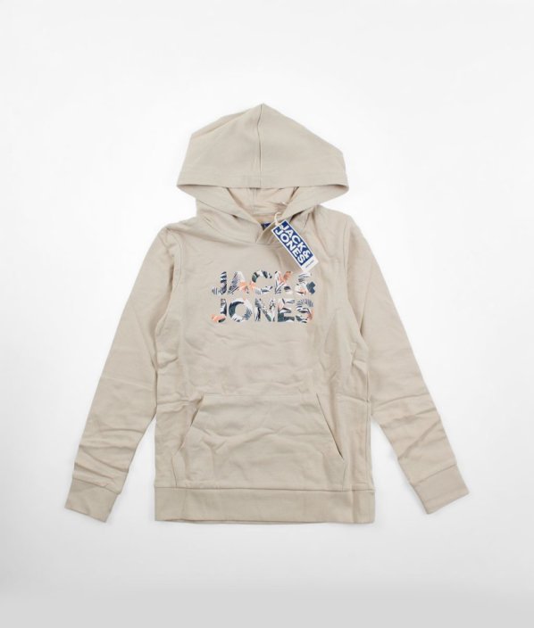 Béžová mikina s nápisem JACK & JONES