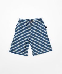 Modrobílé proužkované kraťasy ze silné bavlny BABY