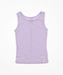 Lila rebrované dievčenské tielko C&A