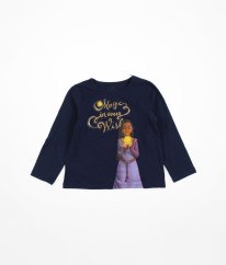 Modré tričko s obrázkom H&M