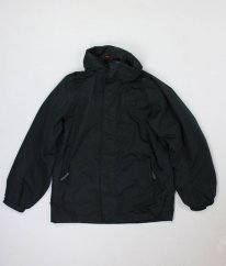 Černá bunda s kapucí jaro/podzim PETER STORM