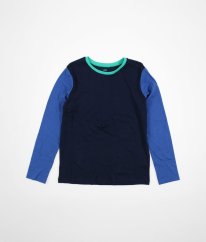 Modré triko z biobavlny H&M