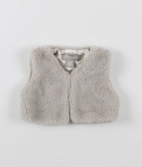 Šedá plyšová vestička PRIMARK