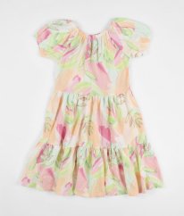 Krémové šaty s kvetmi GEORGE