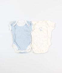 Sada 2 ks bílého a modrého body GEORGE