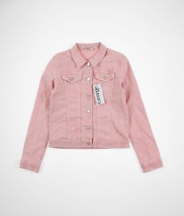 Růžová riflová bunda GEORGE