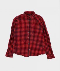 Červenomodrá kostičkovaná košile PRIMARK