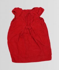 Červené manšestrové šaty MOTHERCARE