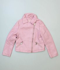 Růžová koženková bunda ST. BERNARD