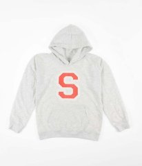 Světle šedá silnější tepláková mikina JUST HOODS