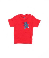 Červené tričko z hrubej bavlny