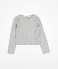 Šedé crop triko MATALAN