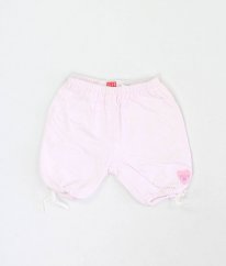 Růžové semišové podšité kalhoty ELLE