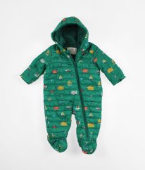 Zelená teplá kombinéza jaro/podzim MARKS & SPENCER