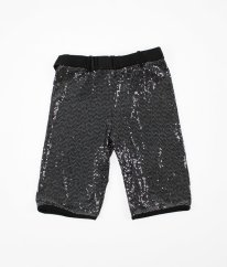 Čierne trblietavé kraťasy RIVER ISLAND