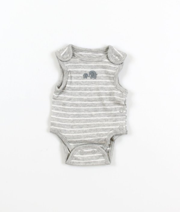 Šedé pruhované body se slůňátky  GEORGE (1,8kg)