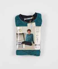 Zelené froté pyžamo LILY & DAN